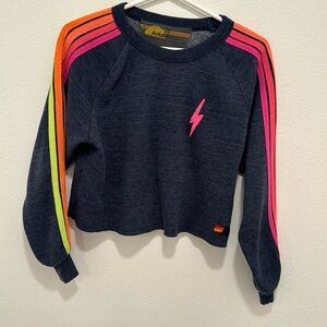 Aviator nation, crop sweatshirt size extra small.
